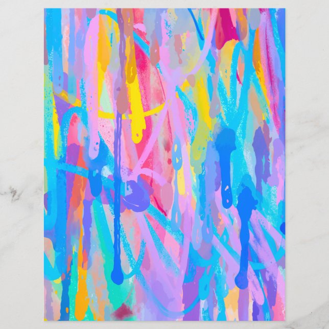 Papier à rebut cascade Vibrant (Devant)