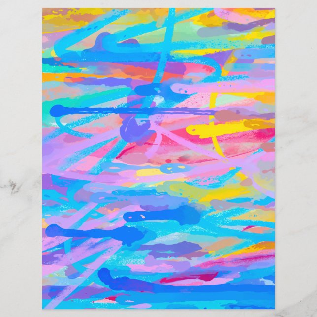 Papier à rebut cascade Vibrant (Devant)