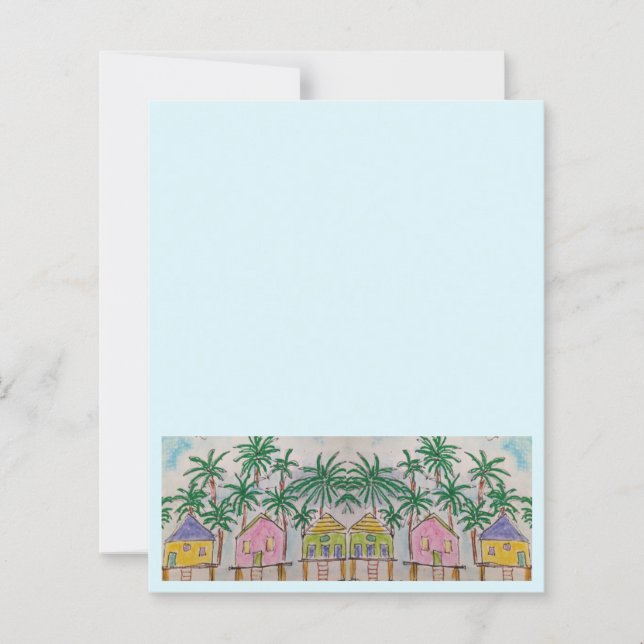 Papier à rebut de cabines tropicales (Devant)