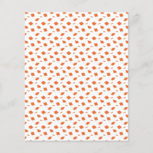 Papier à rebut de la casquette de finition orange