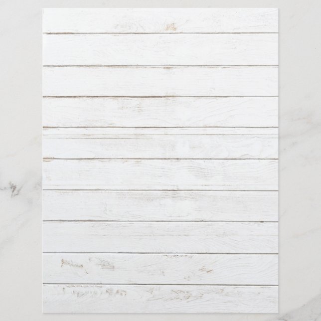 Papier à rebut en bois blanc vieilli (Devant)