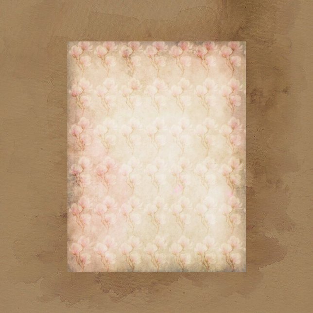 Papier à rebut en fleurs vintages (Créateur téléchargé)