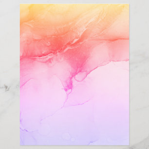 Papier à rebut en marbre rose