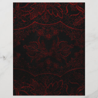Papier à rebut gothique noir et rouge