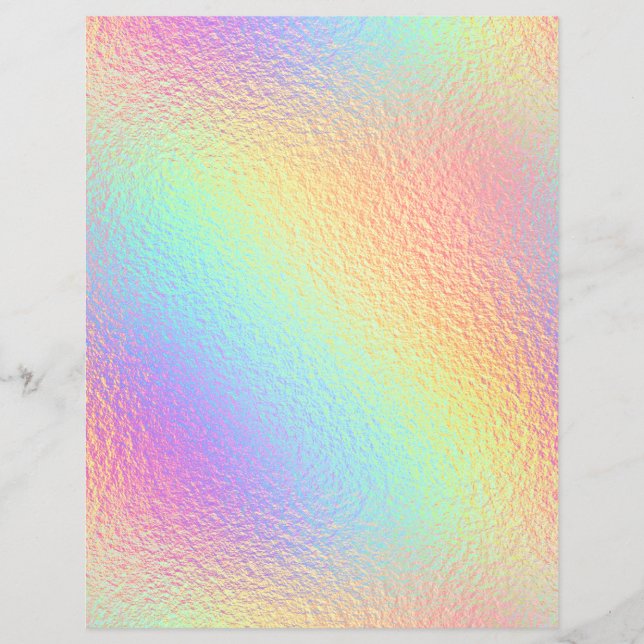 Papier à rebut Iridescente Faux Foil No 12 (Devant)