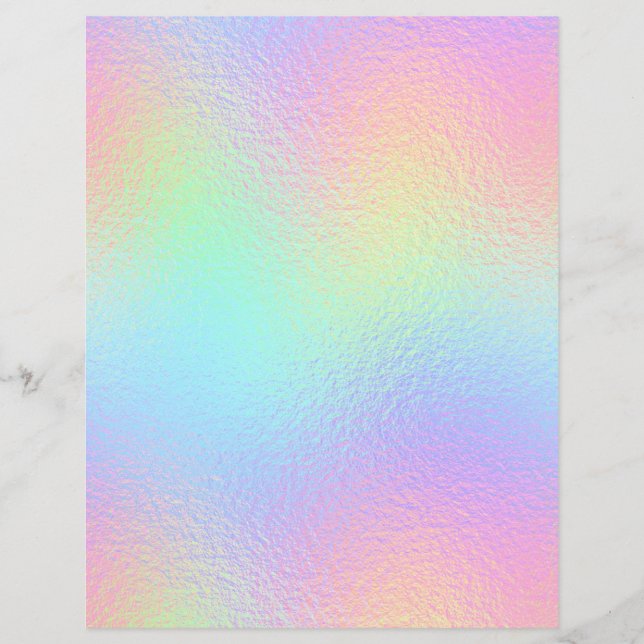 Papier à rebut Iridescente Faux Foil No 16 (Devant)