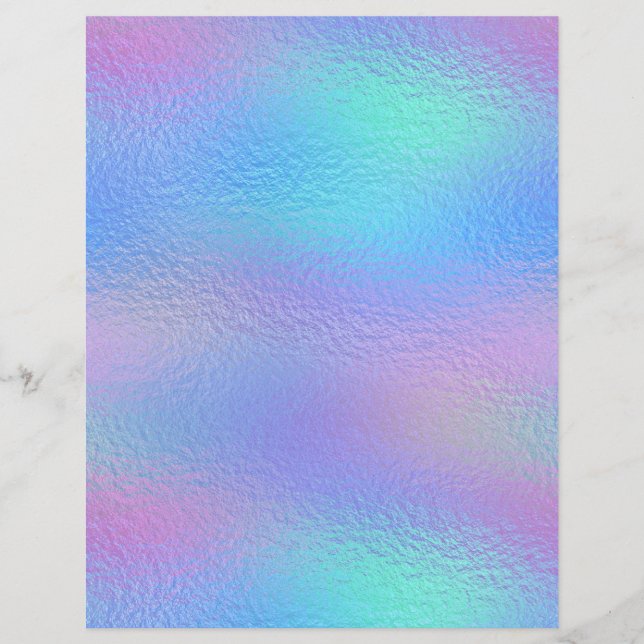 Papier à rebut Iridescente Faux Foil No. 27 (Devant)