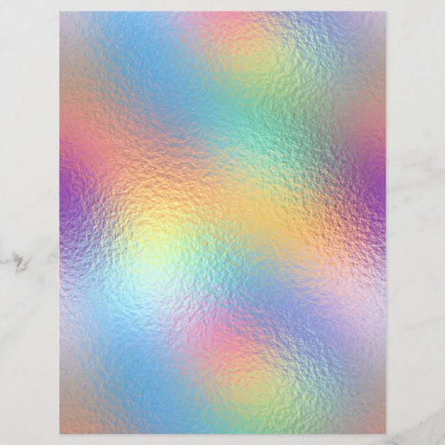 Papier à rebut Iridescente Faux Foil No. 44 (Devant)