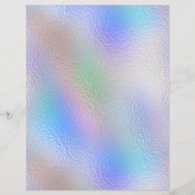 Papier à rebut Iridescente Faux Foil No. 48 (Devant)