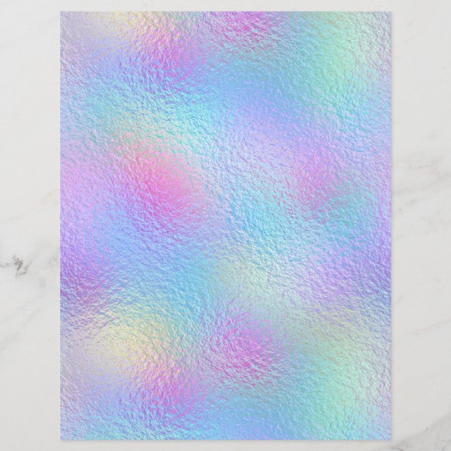 Papier à rebut Iridescente Faux Foil No 76 (Devant)