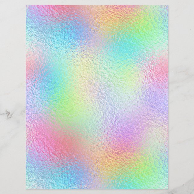 Papier à rebut Iridescente Faux Foil No 77 (Devant)