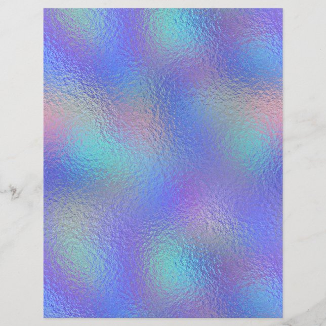 Papier à rebut Iridescente Faux Foil No. 87 (Devant)
