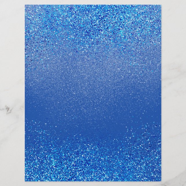 Papier à rebut Parties scintillant Opal Blue Shimm (Devant)