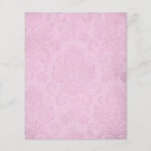 Papier à rebut rose Shabby Damask