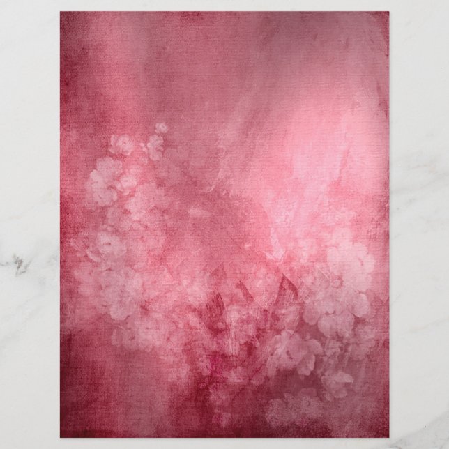 Papier à rebut rouge vierge (Devant)