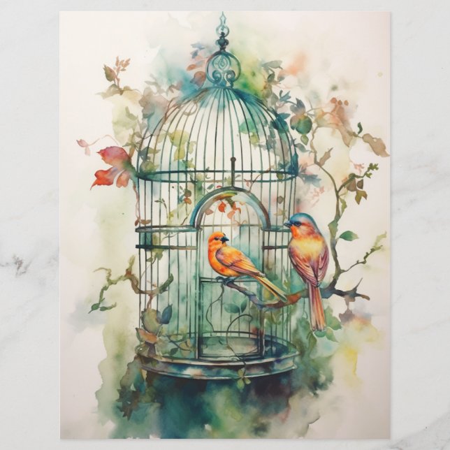 Papier à rebut Symphonique Botanique (Devant)