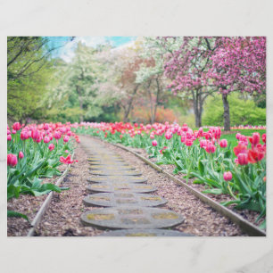Papier à rebut Tulip Path pittoresque