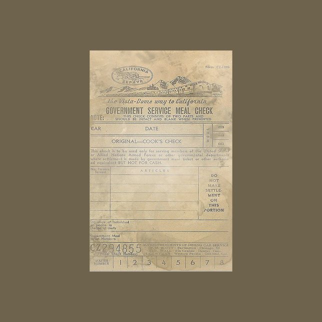 Papier à repas vintage (Créateur téléchargé)