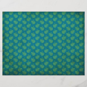 Papier à scandale à motif grenouille désossé