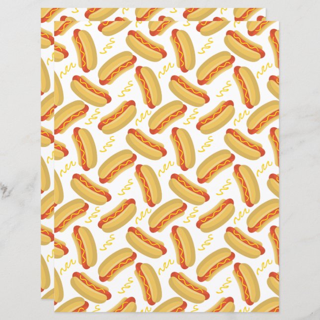 Papier à scandale Hot Dogs (Devant / Derrière)