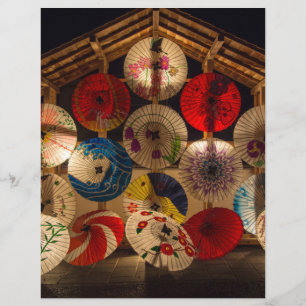 Papier à scandale Parasols lumineux