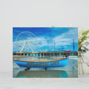 Papier à scandale pittoresque Atlantic City Boardw