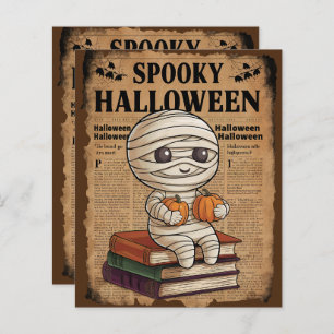 Papier à scandale vintage Halloween