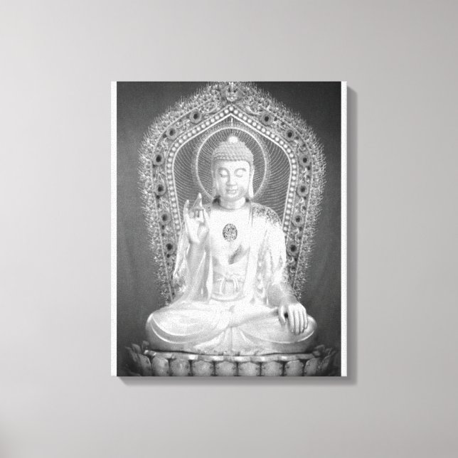 Papier à toile étirée Bouddha (Recto)