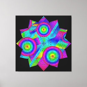 Papier à toile étirée Paradise Fleur