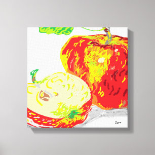 Papier à toile / Pomme par jour