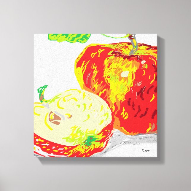 Papier à toile / Pomme par jour (Recto)