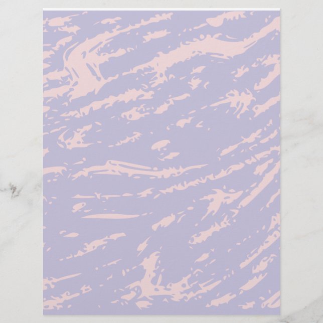 Papier abstrait lavande pour scrapbooks (Devant)