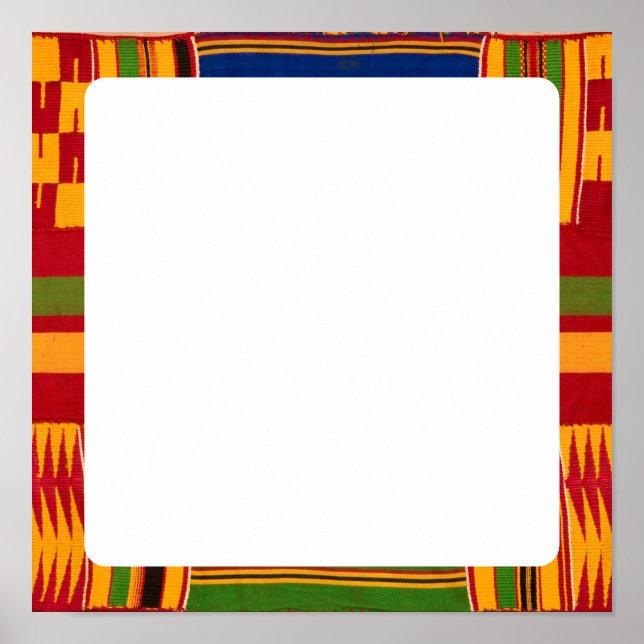 Papier Affiche Motif Africain (Devant)