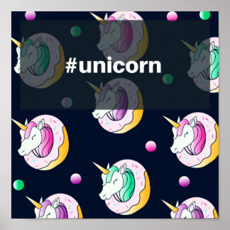 Papier Affiche Spéciale (Sans éclat) #Unicorn