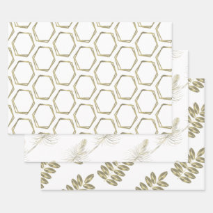 Papier alu géométrique glamour