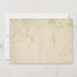 Papier ancien blanc - Invitations personnalisées