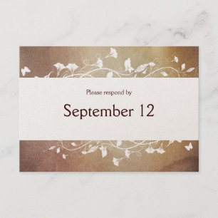 Papier ancien RSVP avec enveloppes