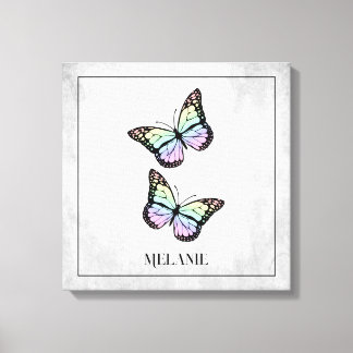 Papier arc-en-ciel en toile florale Imprimer