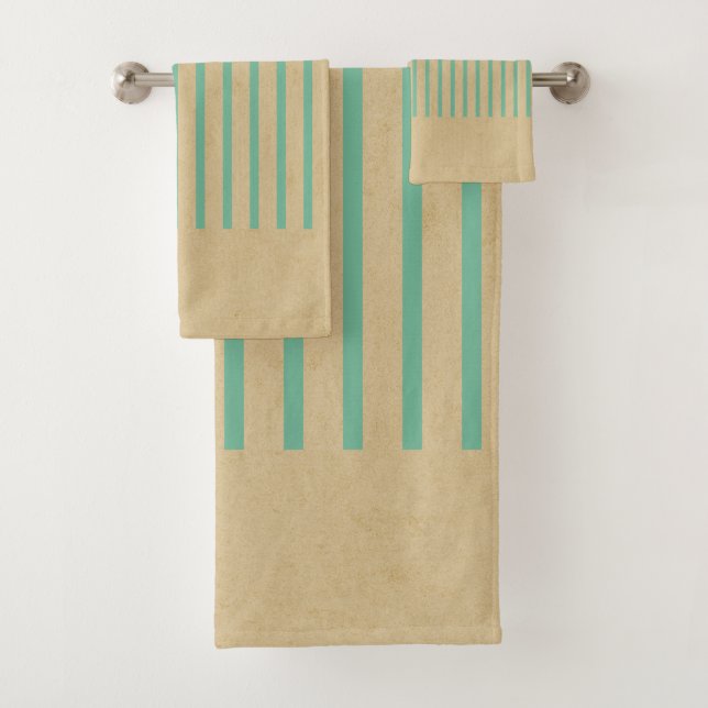 Papier artisanal classique moderne et rayures Brow (En situation)