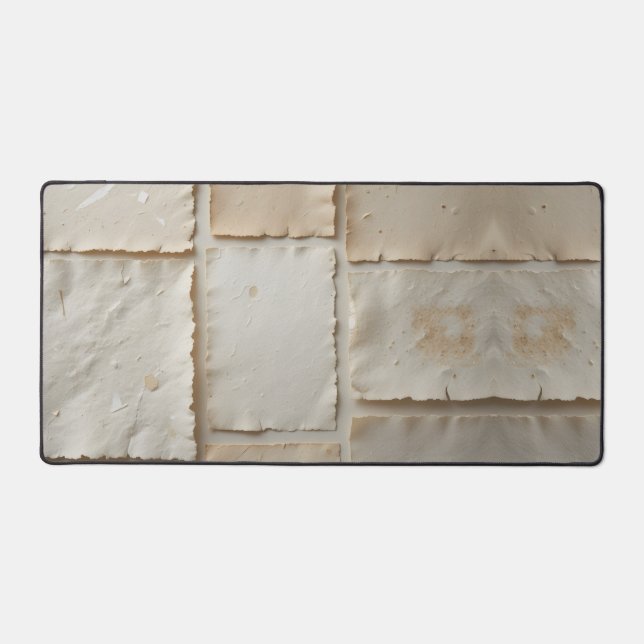 Papier artisanal texturé plat (Recto)