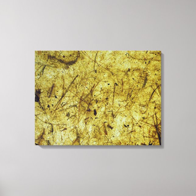 Papier bananier jaune toile enveloppée Impression (Recto)