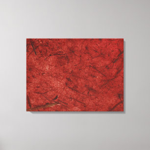 Papier bananier rouge Bourgogne toile enveloppée I