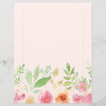 Papier-bordure rose