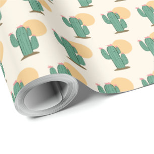 Papier Cactus Thème Cadeau Wrappingi