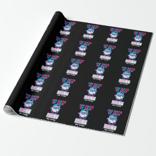 Papier Cadeau 100 jours de Drip 0 erreurs Baseball School Swag