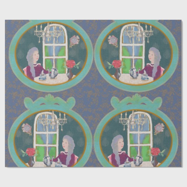 Papier Cadeau 10:15 in LALATOWN Wrapping Paper 1 (Plat)