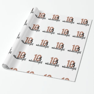 Papier Cadeau 10e anniversaire Cadeau double chiffres filles Gym