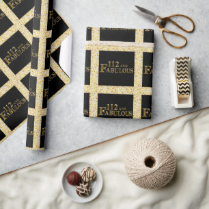 Papier Cadeau 112 Anniversaire