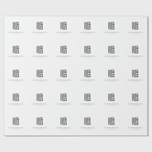 Papier Cadeau 1450 Caractère Mobile Minimaliste Gutenberg