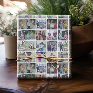 Papier Cadeau 16 Collage de photos photos préférées partout en m
